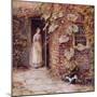 Feeding the Kitten-Helen Allingham-Mounted Giclee Print