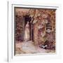 Feeding the Kitten-Helen Allingham-Framed Giclee Print