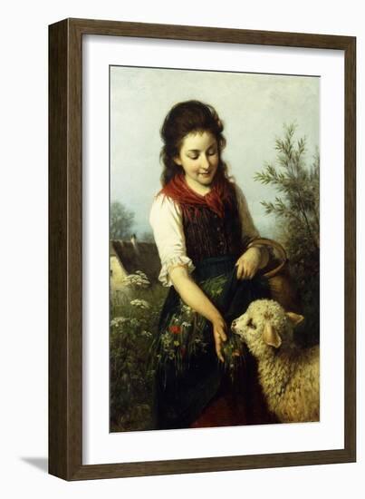 Feeding the Lamb-Rudolf Epp-Framed Giclee Print