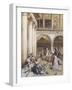 Feeding the Pigeons, Piazza San Marco, Venice-Myles Birket Foster-Framed Giclee Print