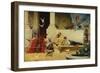 Feeding the Pigeons-Vasilii Kotarbinsky-Framed Giclee Print