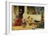 Feeding the Pigeons-Vasilii Kotarbinsky-Framed Giclee Print