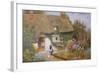 Feeding the Pigeons-Arthur Claude Strachan-Framed Giclee Print