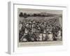 Feeding the Poor at Aurangabad, Deccan-Henry Marriott Paget-Framed Giclee Print