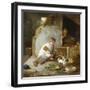 Feeding the Rabbits-Robert Farrier-Framed Giclee Print