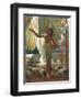 Feeding the Sacred Ibis in the Halls of Karnac-Edward John Poynter-Framed Giclee Print