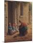 Feeding the Young, 1850-Jean-François Millet-Mounted Giclee Print