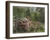 Feeding Time, 1878 (W/C, Gouache & Graphite on Cream Wove Paper)-Winslow Homer-Framed Giclee Print