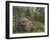 Feeding Time, 1878 (W/C, Gouache & Graphite on Cream Wove Paper)-Winslow Homer-Framed Giclee Print