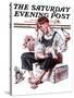 "Feeding Time," Saturday Evening Post Cover, August 25, 1923-Joseph Christian Leyendecker-Stretched Canvas