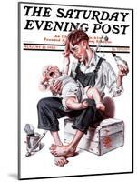 "Feeding Time," Saturday Evening Post Cover, August 25, 1923-Joseph Christian Leyendecker-Mounted Giclee Print