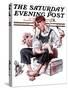 "Feeding Time," Saturday Evening Post Cover, August 25, 1923-Joseph Christian Leyendecker-Stretched Canvas