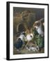 Feeding Time-Alfred Barber-Framed Giclee Print