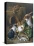 Feeding Time-Alfred Barber-Stretched Canvas