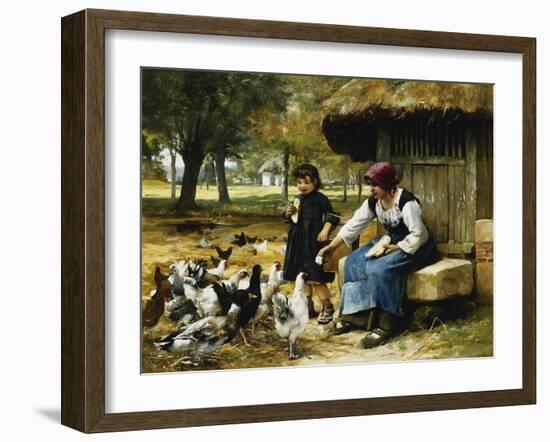 Feeding Time-Julien Dupre-Framed Giclee Print