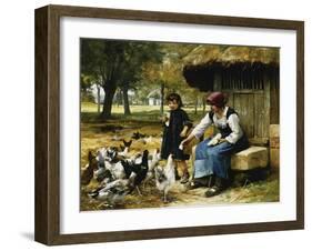 Feeding Time-Julien Dupre-Framed Giclee Print