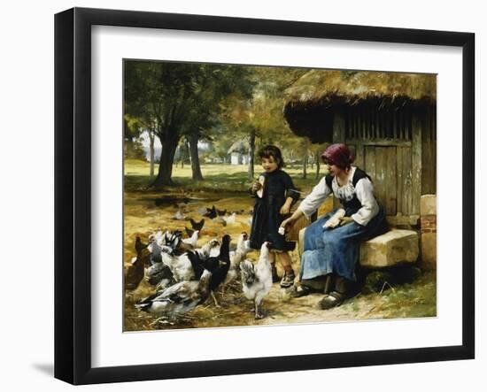 Feeding Time-Julien Dupre-Framed Giclee Print