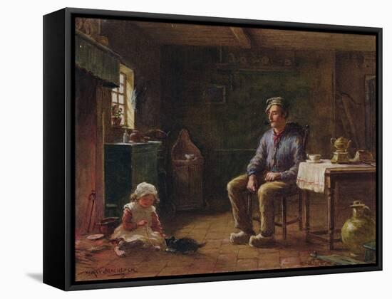 Feeding Time-William Kay Blacklock-Framed Stretched Canvas