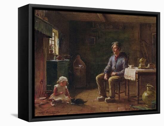Feeding Time-William Kay Blacklock-Framed Stretched Canvas