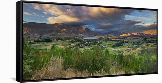 Feehly Hill Scenic Reserve, Arrowtown, Otago, South Island, New Zealand-Rainer Mirau-Framed Stretched Canvas