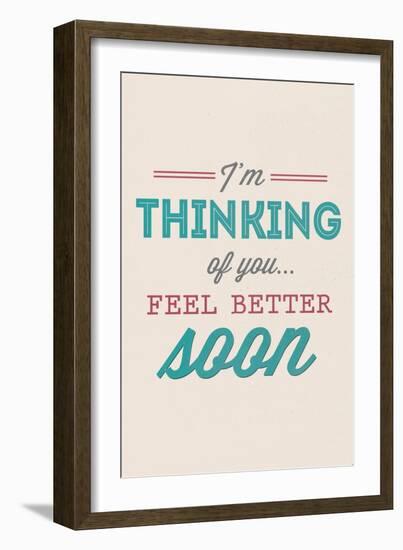 Feel Better Soon-Lantern Press-Framed Art Print