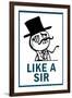 Feel Like A Sir Rage Comic Meme-null-Framed Art Print