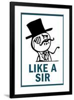 Feel Like A Sir Rage Comic Meme-null-Framed Art Print