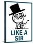 Feel Like A Sir Rage Comic-null-Stretched Canvas