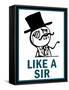 Feel Like A Sir Rage Comic-null-Framed Stretched Canvas