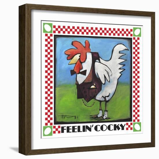 Feelin Cocky Poster-Tim Nyberg-Framed Giclee Print