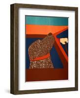 Feeling Better Choc-Stephen Huneck-Framed Giclee Print