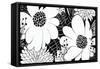 Feeling Groovy Black and White-Michael Mullan-Framed Stretched Canvas