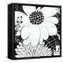 Feeling Groovy I Black and White-Michael Mullan-Framed Stretched Canvas