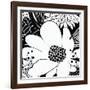 Feeling Groovy II Black and White-Michael Mullan-Framed Art Print