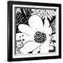 Feeling Groovy II Black and White-Michael Mullan-Framed Art Print