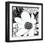 Feeling Groovy II Black and White-Michael Mullan-Framed Art Print