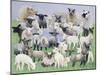 Feeling Sheepish-Pat Scott-Mounted Giclee Print