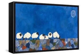 Feeling Sheepish-Casey Craig-Framed Stretched Canvas