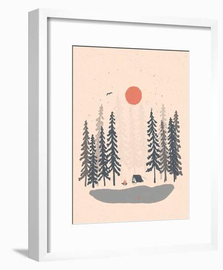 Feeling Small In The Morning-NDTank-Framed Art Print