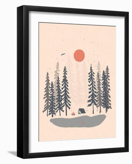 Feeling Small In The Morning-NDTank-Framed Art Print