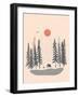 Feeling Small In The Morning-NDTank-Framed Art Print