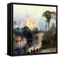 Feeric Landscape-Thomas Moran-Framed Stretched Canvas