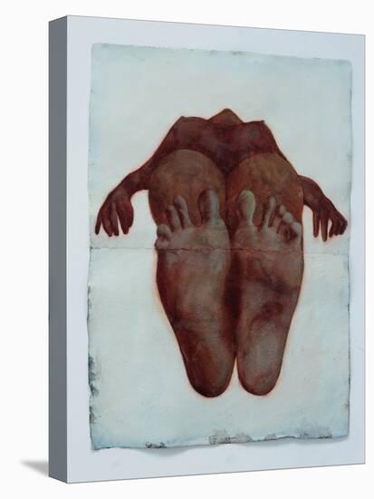 Feet, 2023 (W/C on Arches)-Graham Dean-Stretched Canvas