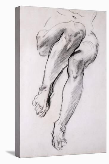 Feet and Legs of Seated Nude-John Singer Sargent-Stretched Canvas