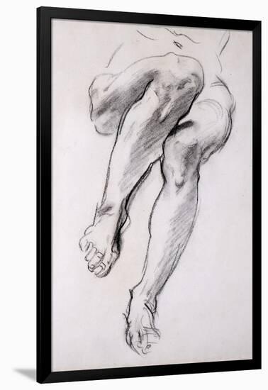 Feet and Legs of Seated Nude-John Singer Sargent-Framed Giclee Print