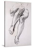 Feet and Legs of Seated Nude-John Singer Sargent-Stretched Canvas