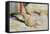 Feet of an Arab, Tiberias-John Singer Sargent-Framed Stretched Canvas