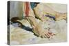 Feet of an Arab, Tiberias-John Singer Sargent-Stretched Canvas