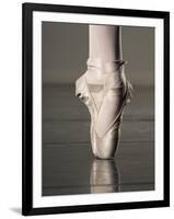 Feet of Ballet Dancer En Pointe-Erik Isakson-Framed Photographic Print