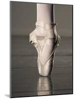 Feet of Ballet Dancer En Pointe-Erik Isakson-Mounted Photographic Print